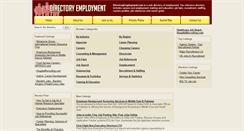 Desktop Screenshot of directoryemployment.com